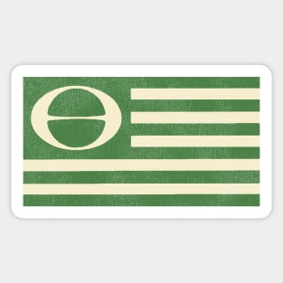 Ecology Flag Vintage Environmentalist Earth Day Activist Sticker